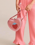 HUXBABY I Strawberry Sequin Heart Bag