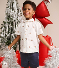 HUXBABY I All Over Hux Emb S/Slv Shirt