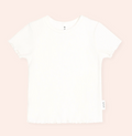 HUXBABY I Almond Milk Rib Tee