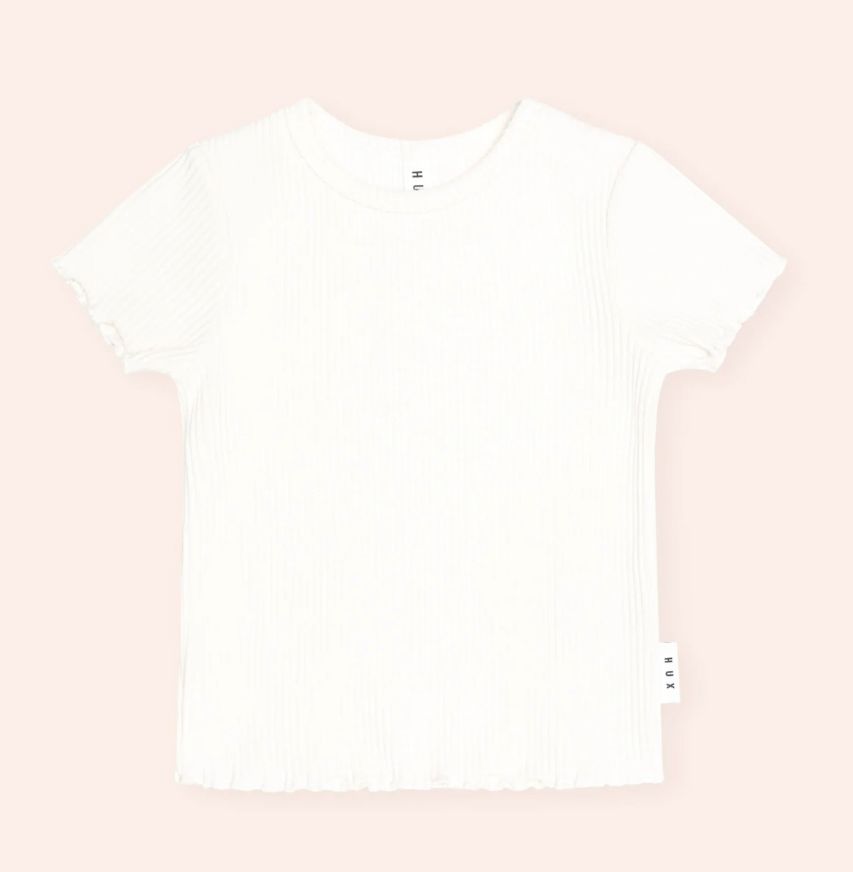 HUXBABY I Almond Milk Rib Tee