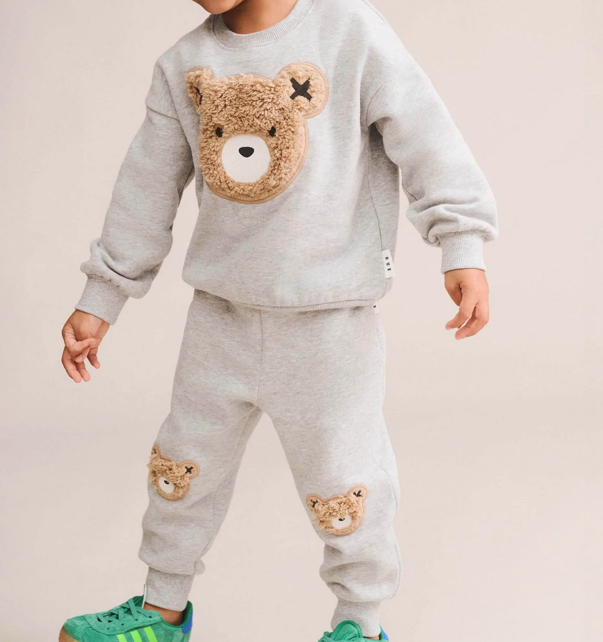 HUXBABY I Furry Huxbear Sweatshirt I Grey