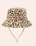 HUXBABY I Leopard Cherry Bucket Hat