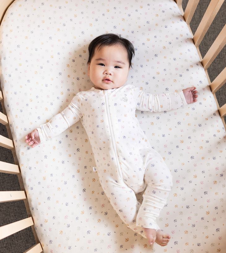 KYND BABY I Light Zippee Baby Romper I Rainbow Dreaming
