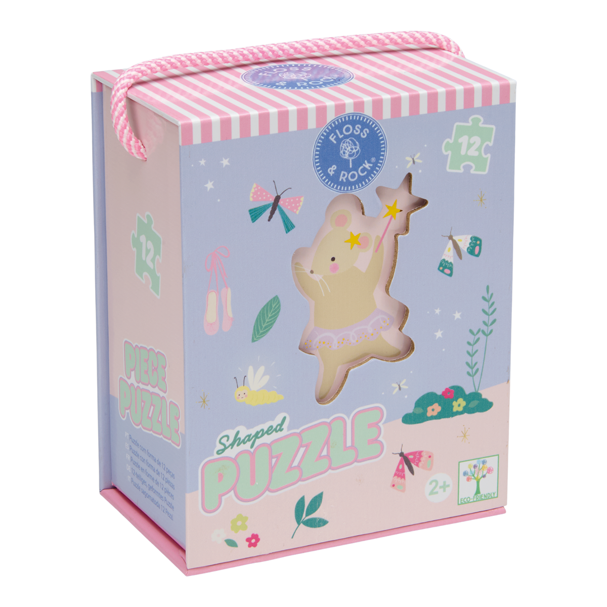 FLOSS & ROCK I 12pc Shaped Jigsaw Puzzle I Enchanted