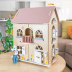 Flowers Cottage Dolls House with Starter set