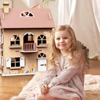 Flowers Cottage Dolls House with Starter set