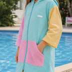 ZIP-UP TOWEL Poolside Colourblock