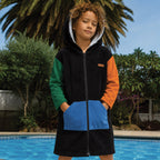 ZIP-UP TOWEL Seaside Colourblock