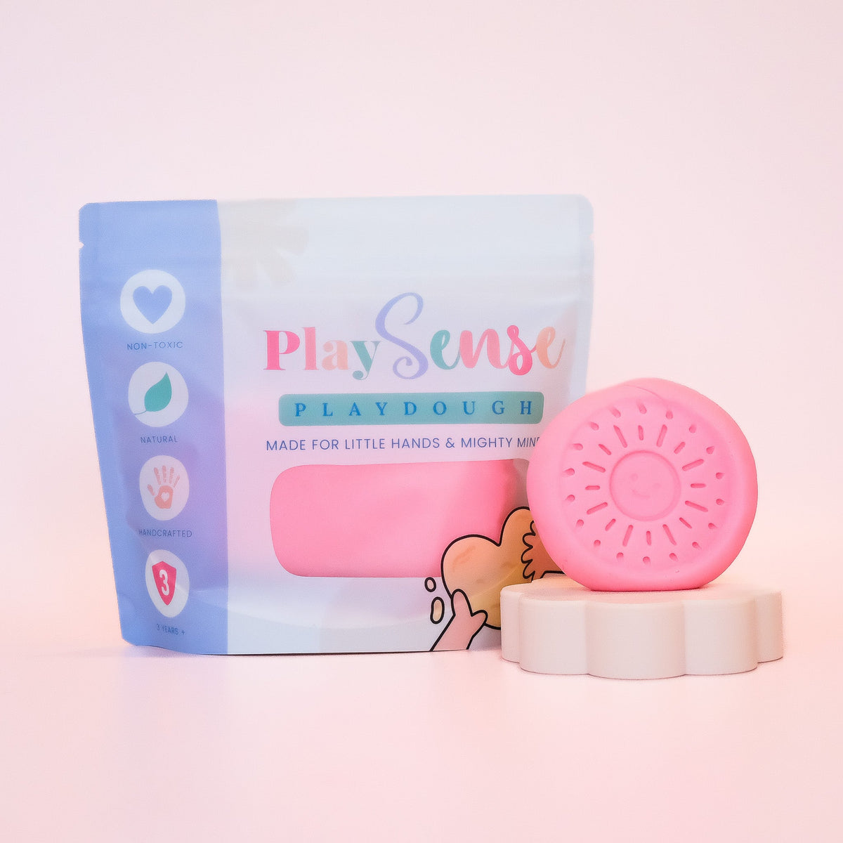 PLAY SENSE I Dough I Pastel Pink I Cotton Candy Scented