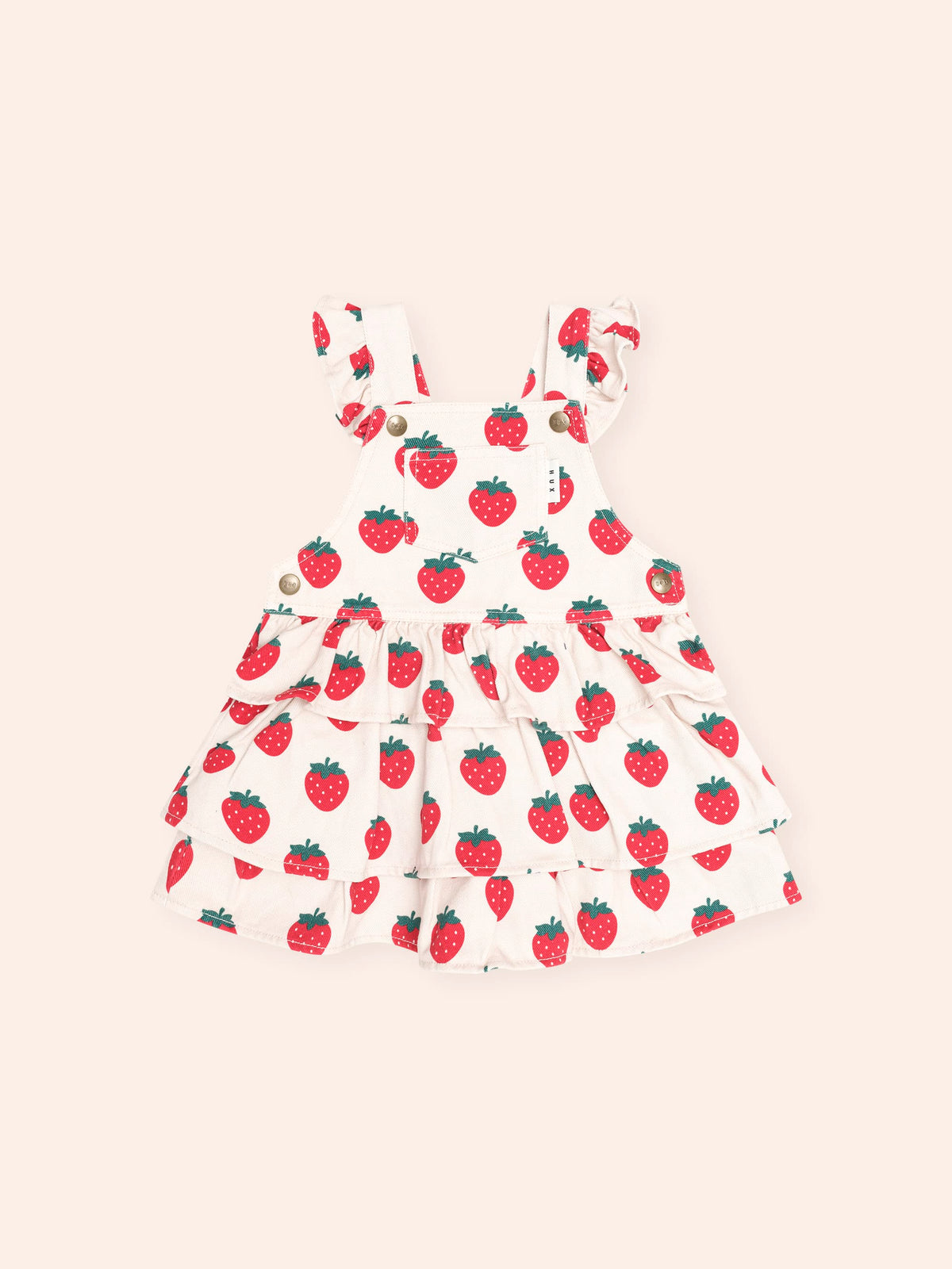Strawberry Tiered Pinafore