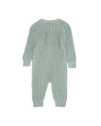 Bebe Sage Knitted Zip Romper