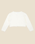 Bebe Scalloped Edge Organic Cardigan
