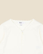 Bebe Scalloped Edge Organic Cardigan