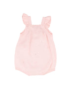 Bebe Organic Pink Bobble Knit Bodysuit
