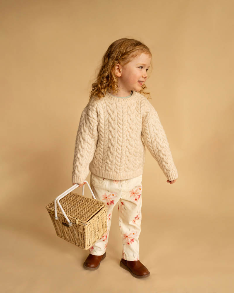 Bebe Emmy Cable Knit Jumper I Child