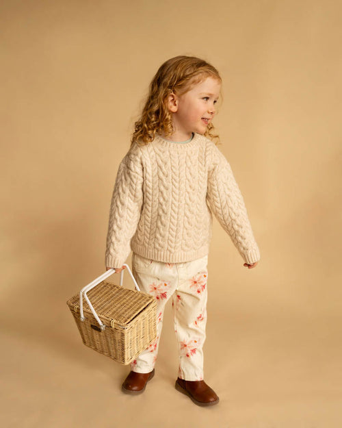 Bebe Emmy Cable Knit Jumper I Child