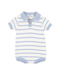 Bebe Brady Organic Knitted Polo Romper