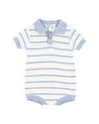 Bebe Brady Organic Knitted Polo Romper