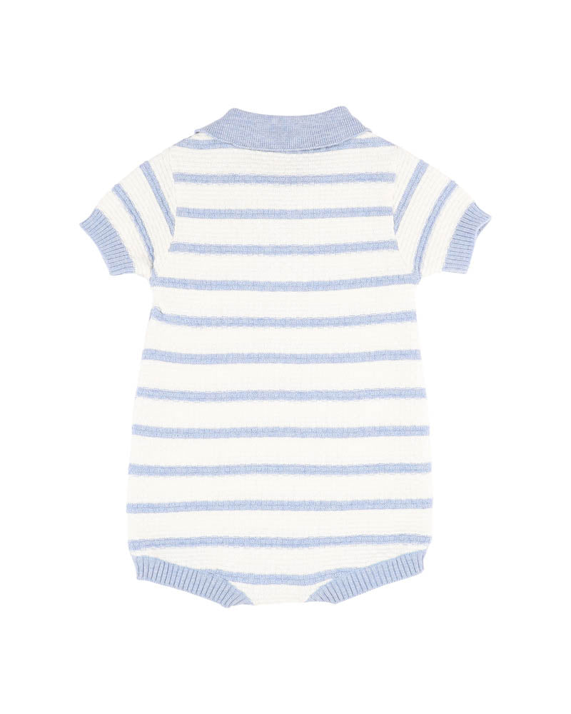 Bebe Brady Organic Knitted Polo Romper