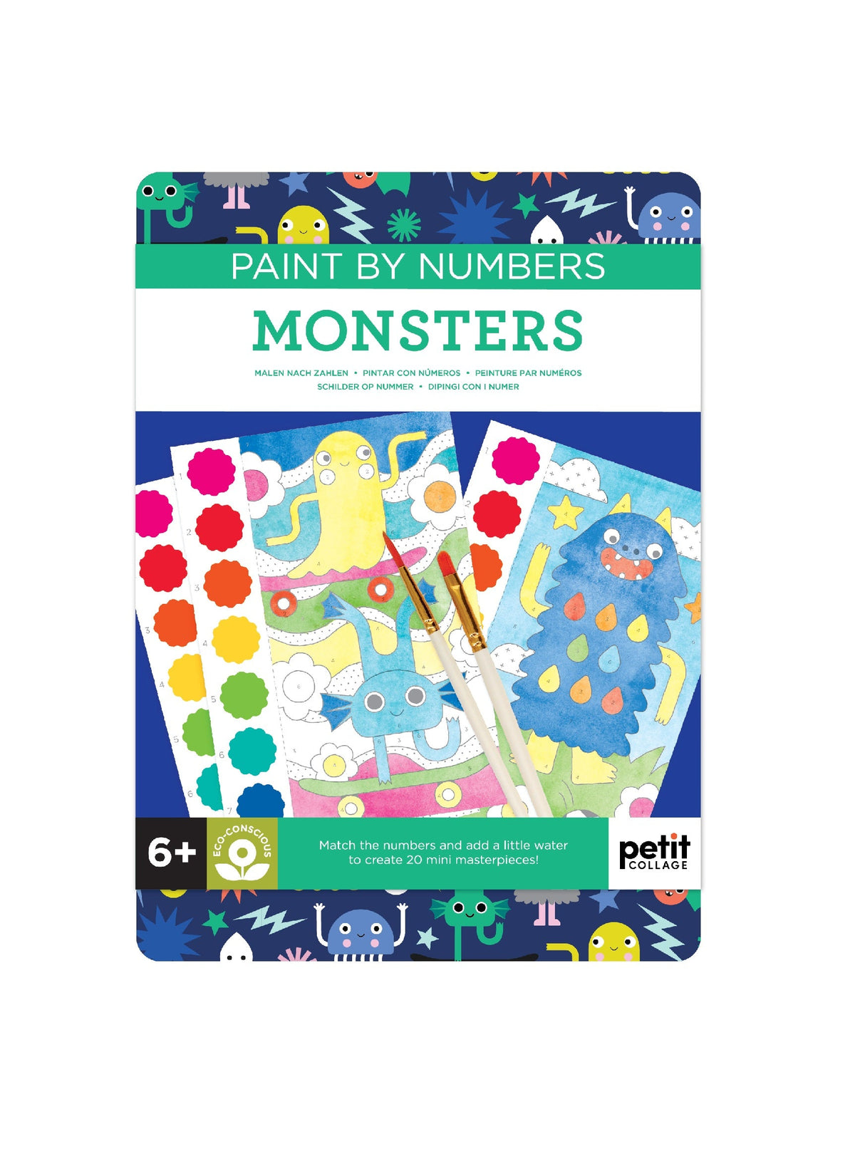 PETIT COLLAGE I Paint by Numbers I Monsters