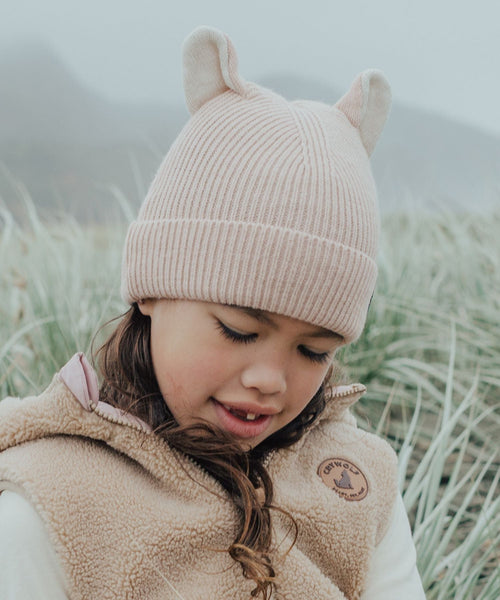 Crywolf | Wolf Ears Beanie - Dusty Pink