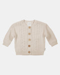 Organic Cardigan Yummy Oatmeal