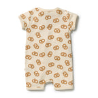 Wilson + Frenchy Pretzel Hugs Organic Rib Boyleg Zipsuit