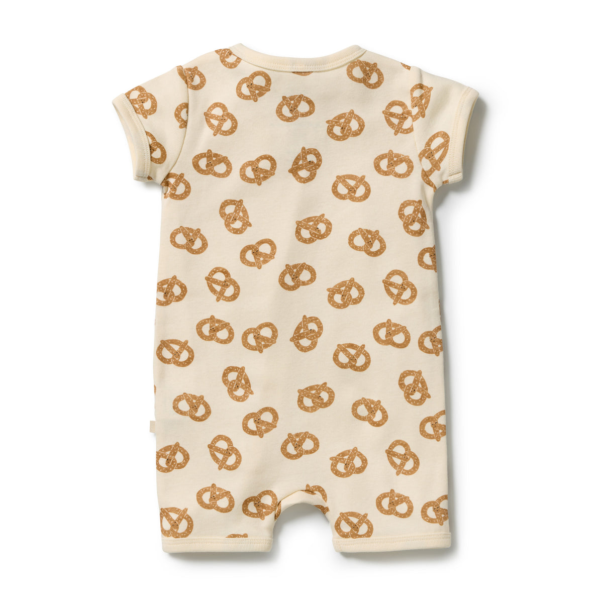 Wilson + Frenchy Pretzel Hugs Organic Rib Boyleg Zipsuit