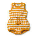 Wilson + Frenchy Marmalade Organic Knitted Chevron Bodysuit