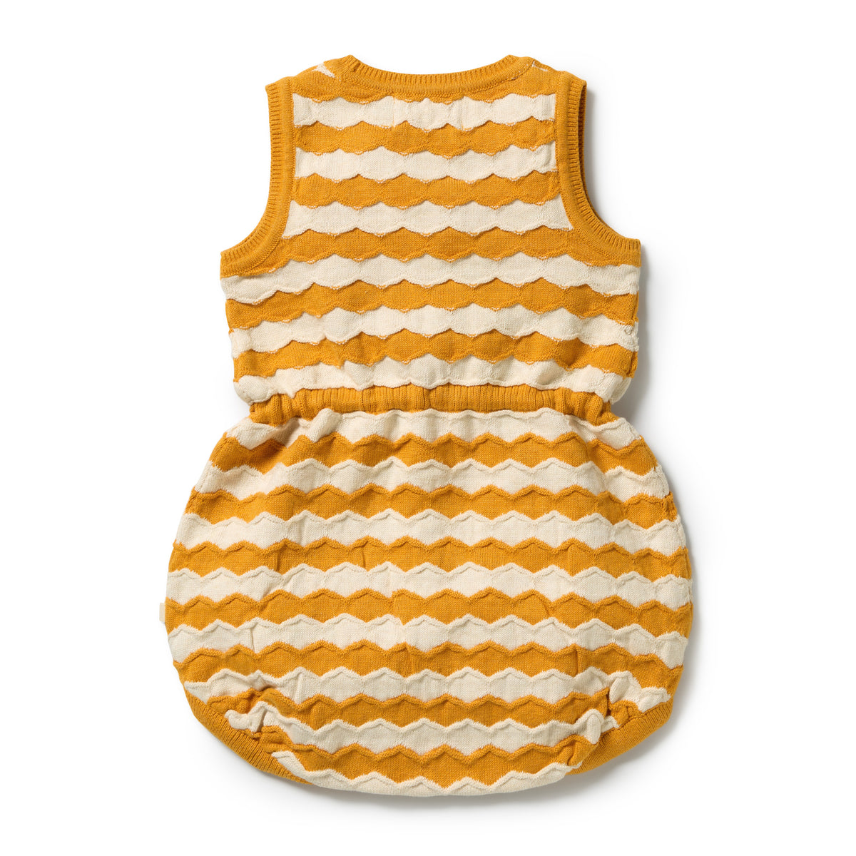 Wilson + Frenchy Marmalade Organic Knitted Chevron Bodysuit