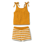 Wilson + Frenchy Marmalade Organic Knitted Chevron Set