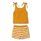 Wilson + Frenchy Marmalade Organic Knitted Chevron Set