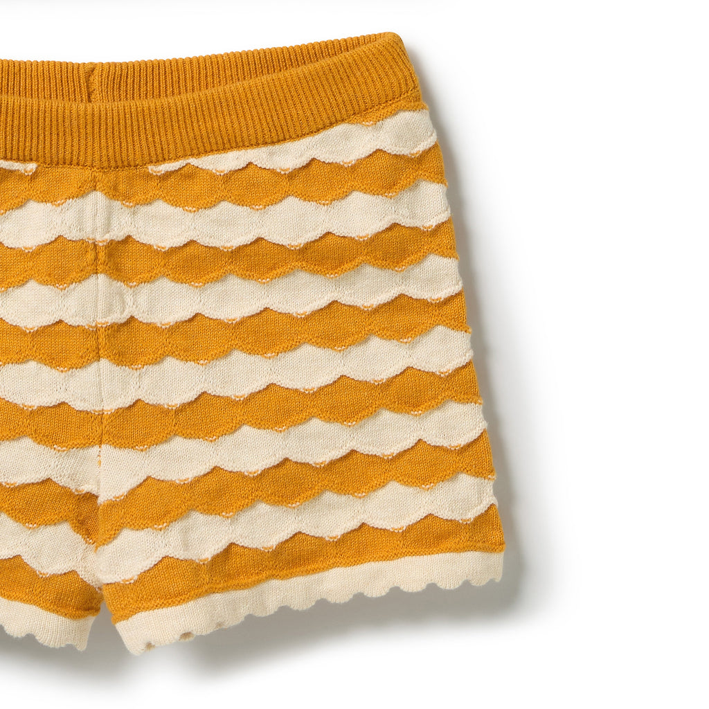 Wilson + Frenchy Marmalade Organic Knitted Chevron Set