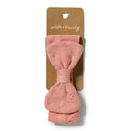 Wilson + Frenchy Petal Pink Organic Knitted Pointelle Headband