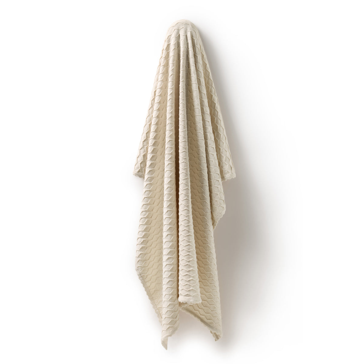 Wilson + Frenchy Milk Cloud Organic Knitted Chevron Blanket