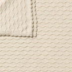 Wilson + Frenchy Milk Cloud Organic Knitted Chevron Blanket