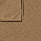 Wilson + Frenchy Ginger Snap Organic Knitted Pointelle Blanket