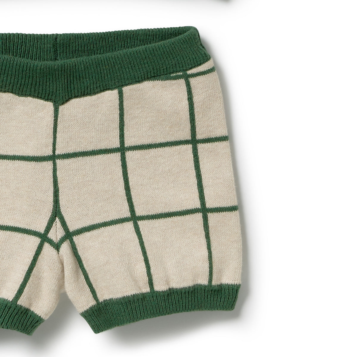 Wilson + Frenchy Lagoon Organic Knitted Check Set