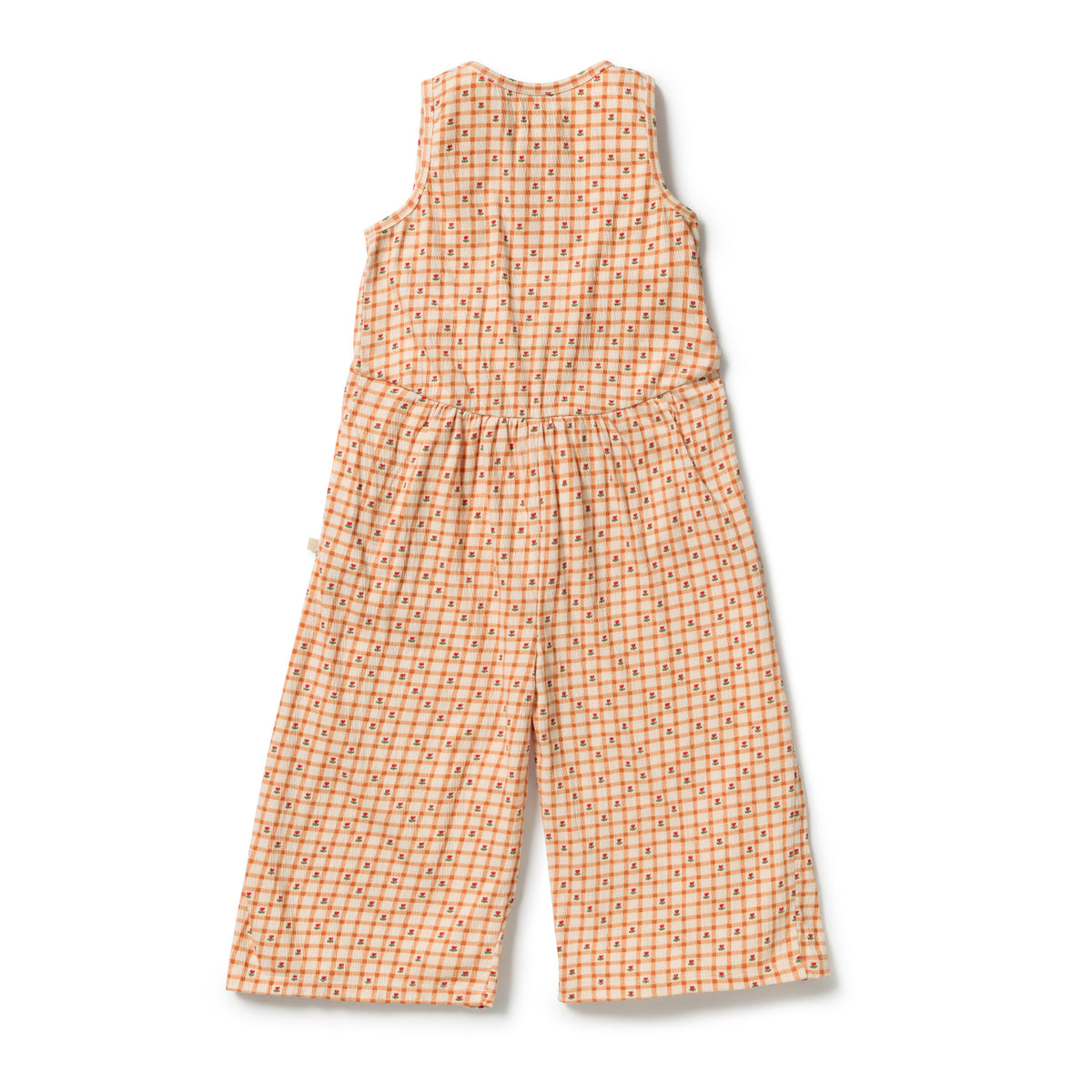 Wilson + Frenchy Checkerberry Organic Crinkle Jumpsuit