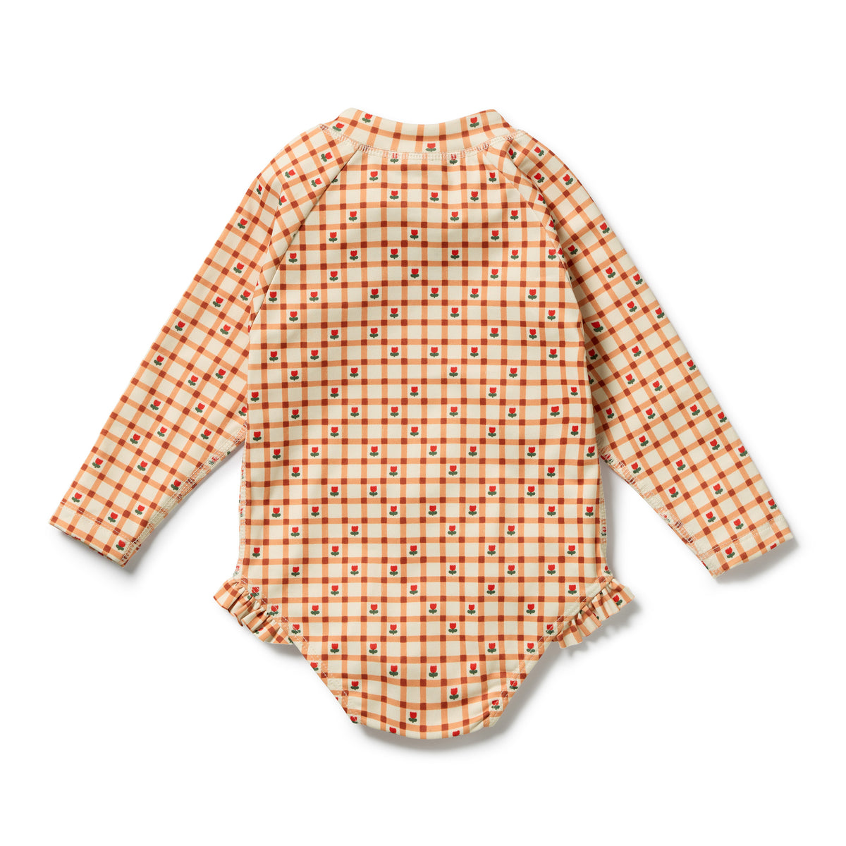 Wilson + Frenchy Checkerberry long sleeve Swimsuit