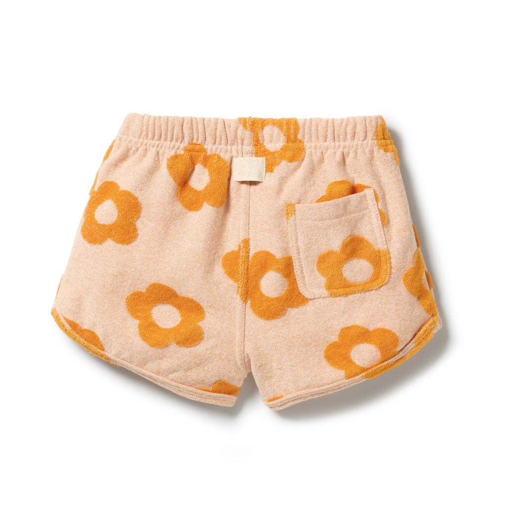 Wilson + Frenchy Daisy Glow Organic Terry Tie Short