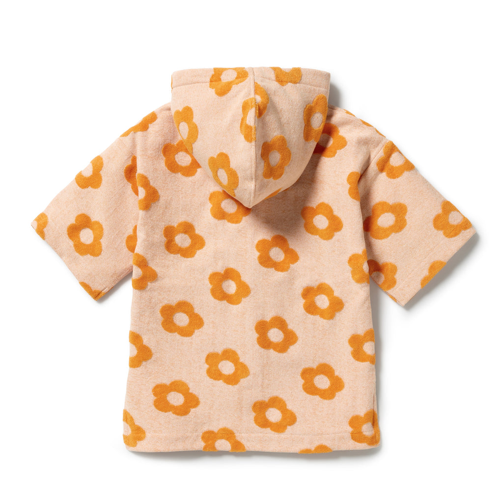 Wilson + Frenchy Daisy Glow Organic Terry Hooded Towel