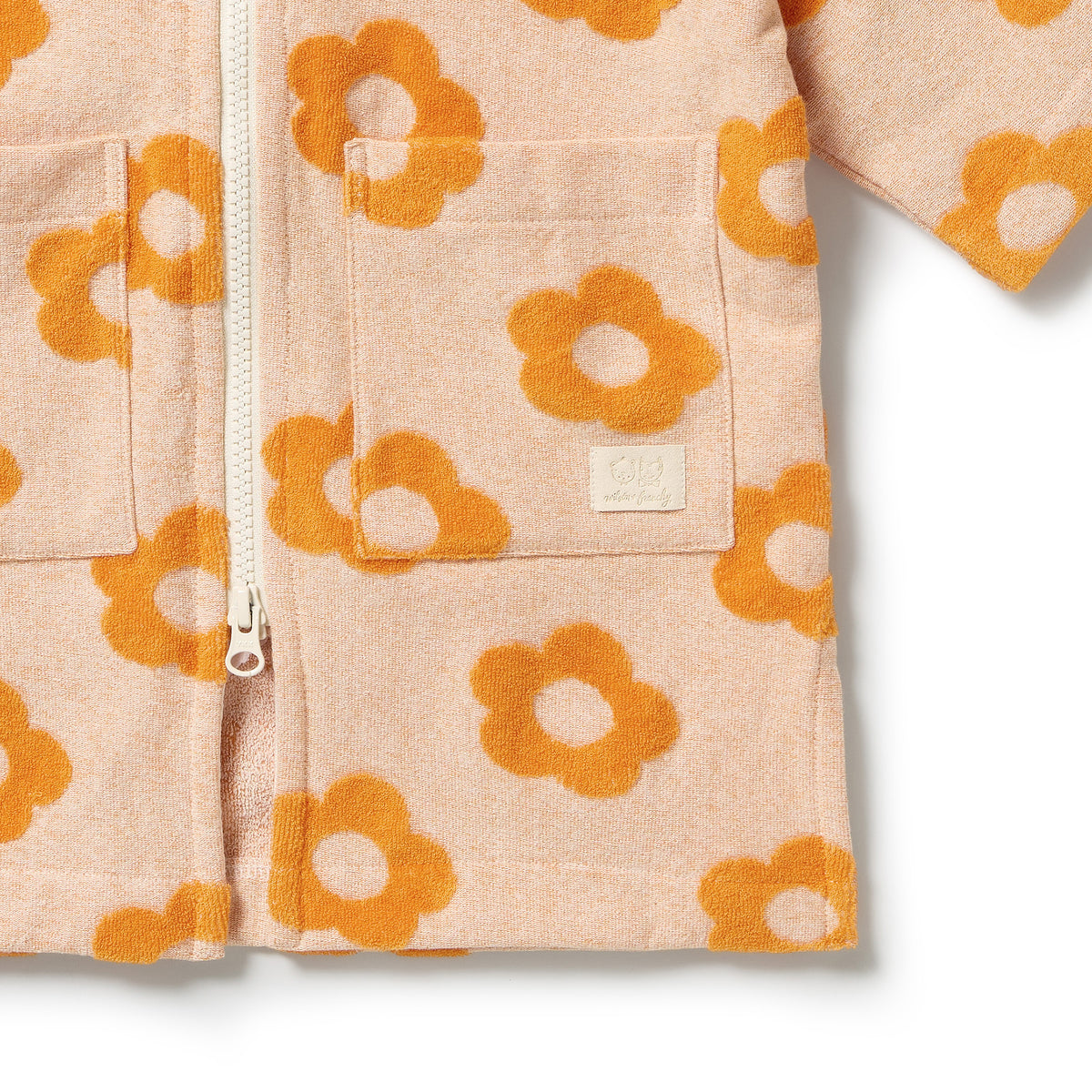 Wilson + Frenchy Daisy Glow Organic Terry Hooded Towel