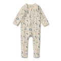 Wilson + Frenchy Tout est Magique Organic Zipsuit with Feet