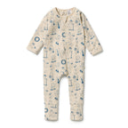 Wilson + Frenchy Tout est Magique Organic Zipsuit with Feet