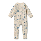 Wilson + Frenchy Tout est Magique Organic Zipsuit with Feet