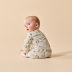 Wilson + Frenchy Tout est Magique Organic Zipsuit with Feet