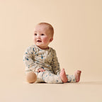 Wilson + Frenchy Tout est Magique Organic Zipsuit with Feet