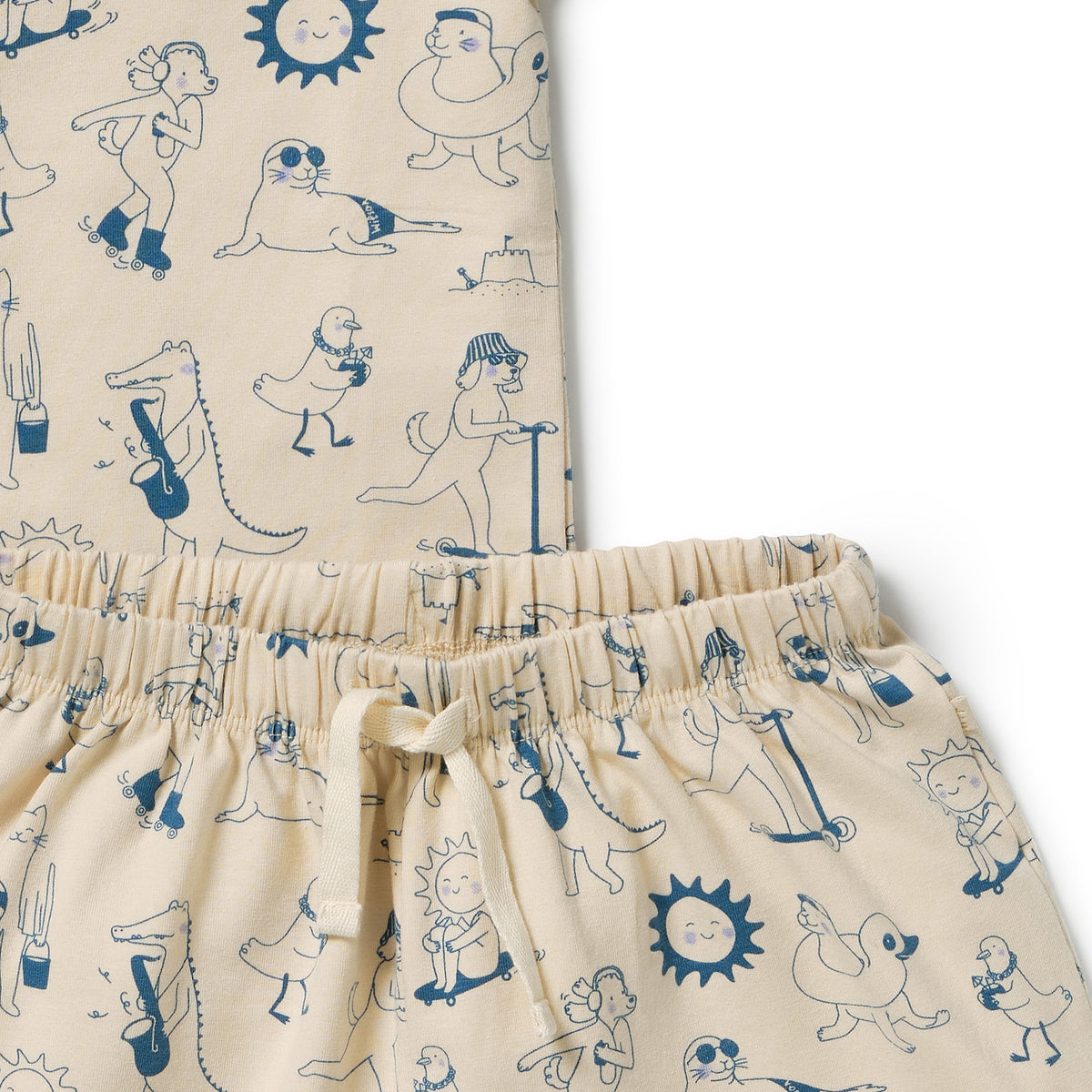 Wilson + Frenchy Tout est Magique Organic Short Sleeved Pyjamas