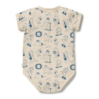 Wilson + Frenchy Tout est Magique Organic Henley Bodysuit